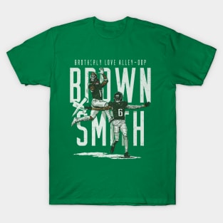 Devonta Smith & A.J. Brown Philadelphia Alley-Oop R T-Shirt